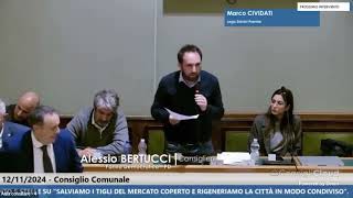 Alessio Bertucci presenta mozione tigli  CC 121124 [upl. by Hermia]