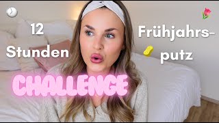 PUTZCHALLENGE  12 Stunden Frühjahrsputz 😱 [upl. by Jemie184]