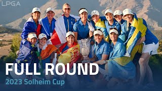 Full Round  2023 Solheim Cup Sunday Singles [upl. by Amitarp]