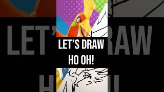 LET’S DRAW HOOH POKEMON UNITE [upl. by Nrehtac470]