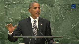 President Obama Speaks at the General Assembly [upl. by Osnerol301]