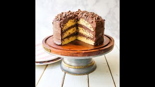 Yellow Cake with Chocolate Frosting [upl. by Dinan936]