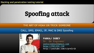 Spoofing attack tutorial  how to spoof Email caller ID GPS IP address [upl. by Naoh]