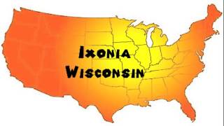 How to Say or Pronounce USA Cities — Ixonia Wisconsin [upl. by Madi]