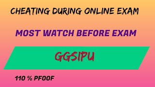 GGSIPU exam cheating  ipu onlione paper cheat  how to cheat in online exam  wheebox exam cheating [upl. by Laughry]