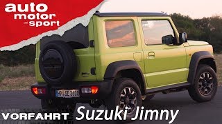 Suzuki Jimny 2018 Eine kleine GKlasse – Vorfahrt Review  auto motor und sport [upl. by Harlan]