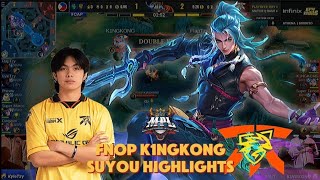 K1ngkong Suyou Highlights vs Falcons AP Bren Game 4 Day 3 Playoffs MPL PH S14 [upl. by Themis976]