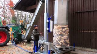 NEU Binderberger Packmaschine  Firewood Packing Machine [upl. by Janik]