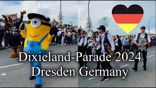 DIXIELANDPARADE 2024🇩🇪DRESDEN GERMANY [upl. by Karine]