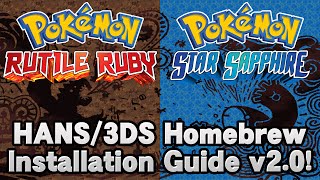 Pokémon Rutile Ruby amp Star Sapphire HANS Installation Tutorial v20 [upl. by Saunders]