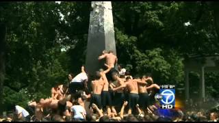 Naval Academy plebes climb the monument [upl. by Rosati480]