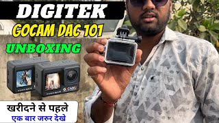 Digitek Gocam DAC 101 Unboxing  Digitek Gocam DAC 101  Best Action Camera Under 10000  Camera [upl. by Pimbley485]