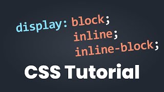 Display block inline inlineblock  CSS Tutorial Deutsch [upl. by Lennahs796]