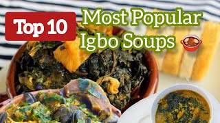 Top 10 Most Popular Igbo Soups You Should Try Out  Nigerian Igbo Food [upl. by Remle]