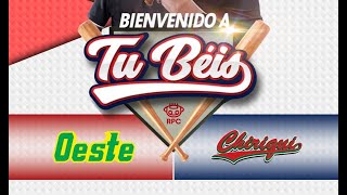 Panamá Oeste vs Chiriquí  J10 del Béisbol Juvenil 2024 [upl. by Enilasor]