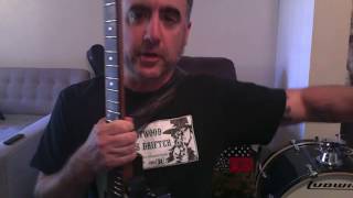 Danzig  Left Hand Black Guitar Lesson part 1 [upl. by Abra]