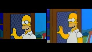 The Simpsons vs The History of TV Cropping [upl. by Analak]