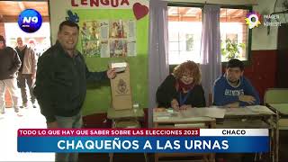 CHAQUEÑOS A LAS URNAS  NOTICIERO 9 [upl. by Laughton]