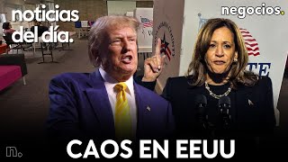 NOTICIAS DEL DÍA Caos en EEUU ante las elecciones Trump y Harris alerta y Rusia avisa a Occidente [upl. by Nosnehpets]