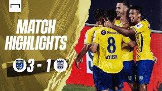 Highlights Kerala Blasters 31 Mumbai City Malayalam  Alvaro brace Sahals stunning solo  KBFC [upl. by Aday]