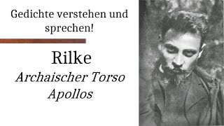 Rilke verstehen Archaischer Torso Apollos GedichteKaraoke 142 [upl. by Elyac]