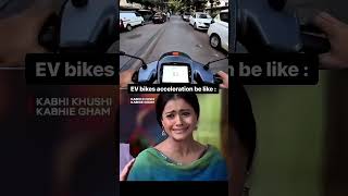 Petrol Bike Acceleration Vs Electric Bike Acceleration 😂 mt15 viralvideo shorts [upl. by Paolina]