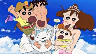 Shinchan cartoon new episode in hindi dub 2024 episode 2 Shinchan fathers mother is queen and king [upl. by Clementina]