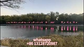 150cm 200cm 3D Holographic Machine Beijing Riverside Decoration [upl. by Anehsat]