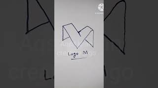 Creative logo design with letter M [upl. by Ellen]