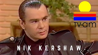 Nik Kershaw Interview TVAM 1989 [upl. by Erdrich]