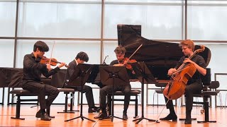 J Brahms  Piano Quartet No 3 in cMinor Op 60 I amp III Movement [upl. by Lebna]