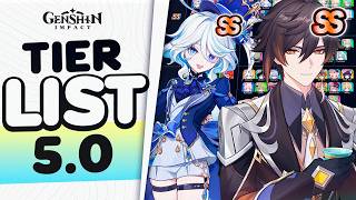 👑 CAMBIOS CON NATLAN TIER LIST VERSION 50 👑 Genshin Impact [upl. by Oijile]