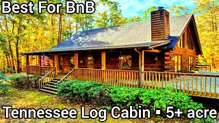 Tennessee Log Cabins For Sale  5 acres Acreage Cabin In The Woods Tennessee Real Estate For sale [upl. by Assirehs]