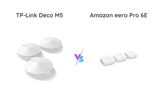 TPLink Deco vs Amazon eero Pro 6E  Mesh WiFi System Comparison [upl. by Aicele]