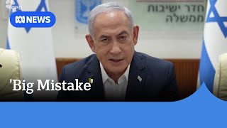 Israeli prime minister calls Iranian attacks ‘big mistake’  ABC News [upl. by Ocana983]