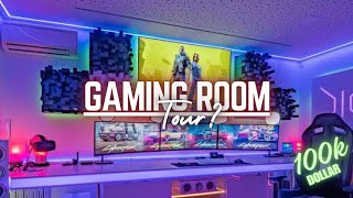 gaming room tour  mini vlog  gaming setup [upl. by Ahsia795]