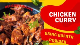 BEST CHICKEN CURRY RECIPE with Bafat Masala SPICE  Mangalorean blend of spices [upl. by Pietje]