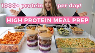 Healthy amp High protein Meal Prep  100G  protein per day [upl. by Horatius104]