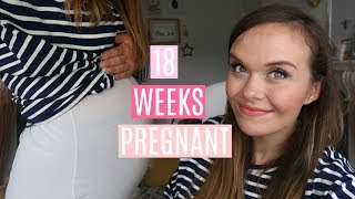 18 WEEKS PREGNANT  PREGNANCY UPDATE  NEW SYMPTOMS amp 18 WEEK BUMP [upl. by Ashling]