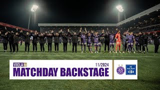 Matchday Backstage Austria Wien  Blau Weiss Linz 21 112024 ViolaTV faklive [upl. by Euton]