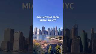 MOVING FROM MIAMI TO NYC newyorkcity [upl. by Ecilef431]