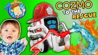 ROBOT SAVES BABY COZMO Playtime Artificial Intelligence Super Computer FUNnel VisION Fun [upl. by Dyanne622]