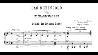 Richard Wagner  Das Rheingold Scene IV Entry of the Gods into Valhalla Arr August Stradal [upl. by Viglione]