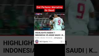 Gol Pertama Marcellino Ke Saudi [upl. by Alikam270]