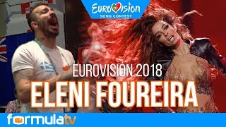 Reacciones de la prensa a Eleni Foureira Chipre y quotFuegoquot en la Gran Final de Eurovisión 2018 [upl. by Atiekram928]