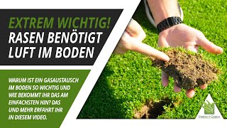 🌱 Luft Luft Luft  Warum Bodenbelüftung so wichtig für euren Rasen ist 🌱 [upl. by Inneg]