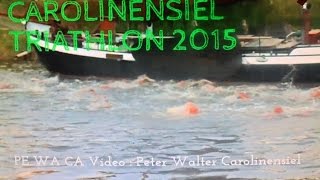 Triathlon in Carolinensiel 472015GroßVeranstaltung 2te BundesligaFilm [upl. by Eniluap613]