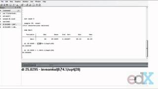 Week 5  TUTORIAL TDISTRIBUTION IN STATA [upl. by Fasa]