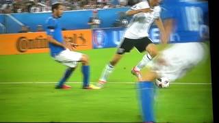 FLORENZI AMAZING SAVE ITALIA VS GERMANY EURO 2016 HD [upl. by Libna]