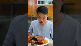 Pork Sugar Meat Reaction Video😂 chinesefood mukbang food cooking foodie ermao shorts [upl. by Picker]